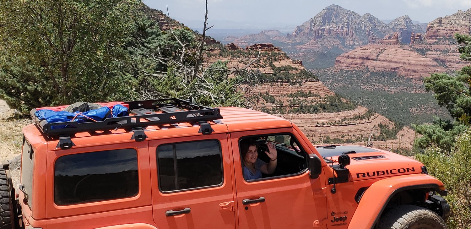 Rugged Ridge 11703.04 Roof Rack with Basket for 18 20 Jeep Wrangler JL Unlimited Quadratec